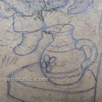 Ivan Generalic, Wedding party, pencil on paper, 80x101 cm detail 12
