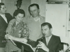 19570325 Ivan Generalic, Anka and Josip playing a clarinet, 1957