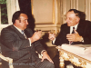 19730516 Ivan Generalic and Austrian minister of Education and Art Fred Sinowatz, Wien 1973