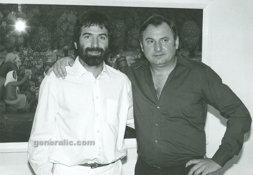 19810000 Josip Generalic with singer Seid Memic Vajta, Zagreb 1981 (1)