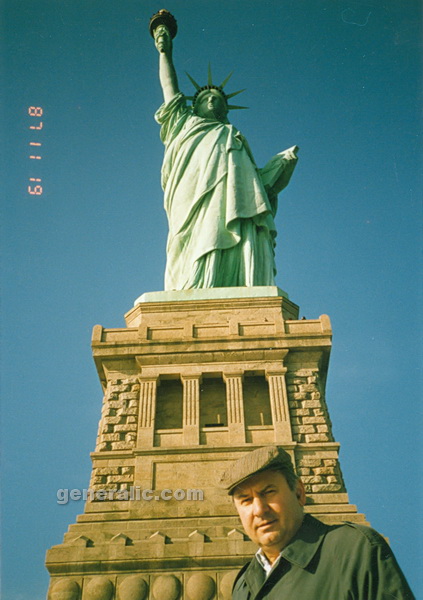 19871119 Josip Generalic in the USA, New York 1987 (1)