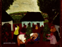 Ivan Generalic, 1934, Berba (Vintage), ulje na platnu (oil on canvas), 44x52 cm