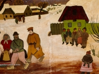 Ivan Generalić, 1934, Kradljivac kokoši (Chicken thief), akvarel (watercolour), 40x60 cm