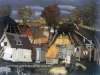 Ivan Generalic, 1938, Autumn in the country, tempera on glass, 39x54 cm
