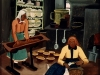 Ivan Generalic, 1940, In the kitchen, oil on glass, 29x27 cm