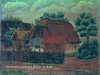 Josip Generalic, 1951, Village house, oil on canvas