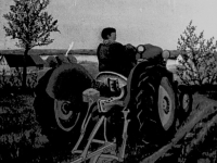 Josip Generalić, 1958, Oranje (Plowing), ulje na platnu (oil on canvas)
