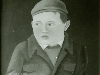 Josip Generalić, 1958, Portret (Portrait), ulje na platnu (oil on canvas)