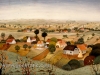 Josip Generalic, 1959, Landscape with houses, oil on canvas