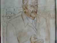 Ivan Generalic, 1969, Portret (A portrait), akvarel (watercolour)