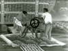 Josip Generalic, 1961, Preparing the corn, oil on glass