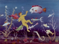 Josip Generalic, 1964, Moj san (My dream), ulje na platnu (oil on canvas)