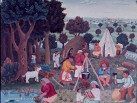 Josip Generalic, 1965, Romi (Gypsies), ulje na platnu (oil on canvas)