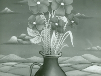 Josip Generalic, 1966, Cvijece u cupu (Flowers in a pot), ulje an platnu (oil on canvas)