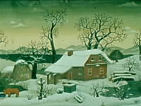 Josip Generalić, 1966, Široka zima (Wide winter), ulje na platnu (oil on canvas)