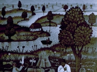 Josip Generalic, 1968, Odmor za objed (Lunch break), ulje na platnu (oil on canvas)
