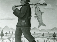 Josip Generalic, 1968, Ribic (Fisherman), ulje na platnu (oil on canvas)