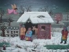 Josip Generalic, 1969, Christmas, oil on canvas