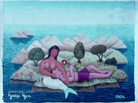 Josip Generalic, 1969, Moja sirena (My mermaid), ulje na platnu (oil on canvas)