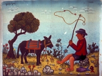 Josip Generalic, 1969, Ribic s magarcem (Fisherman with a donkey), ulje a platnu (oil on canvas)