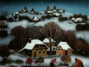 Ivan Generalic, 1971, Removing the snow, oil on glass