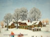 Ivan Generalic, 1971, Winter, watercolour, 46x52 cm