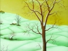 Ivan Generalic, 1973, The first snow - triptych 3, oil on glass