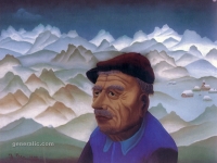 Ivan Generalic, 1975, Smolek, ulje na staklu (oil on glass)
