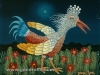 Josip Generalic, 1970, Bird in the night, oil on glass