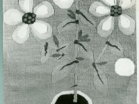 Josip Generalić, 1970, Cvijeće u šalici (Flowers in a cup), tapiserija (tapestry)