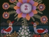 Josip Generalic, 1971, Birds with flower, oil on glass