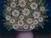 Josip Generalic, 1971, Flowers in purple pot, oil on glass