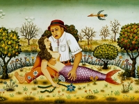 Josip Generalic, 1971, Moja sirena (My mermaid), ulje na platnu (oil on canvas)