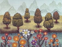 Josip Generalic, 1971, Rijeka Drava (River Drava), ulje na platnu (oil on canvas)