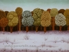 Josip Generalic, 1972, A forest 60x80 cm, oil on glass