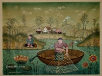 Josip Generalic, 1972, Ribar (Fisherman), ulje na platnu (oil on canvas)