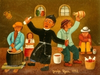 Josip Generalic, 1972, Vinski podrum (Wine cellar), ulje na platnu (oil on canvas)