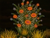 Josip Generalic, 1977, Flowers, oil on glass