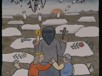 Josip Generalic, 1991, Domovinski rat (War in Croatia), ulje na platnu (oil on canvas)