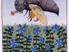 Josip Generalic, 1997, Huge bee, watercolour