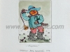Josip Generalic, JG-F08-01(5), Napoleon (carneval), water-coloured etching, 27x20 cm 12x9 cm, 1986 - 200 eur