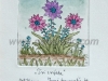Josip Generalic, JG-G07-01(4), Three flowers, water-coloured etching, 17x12 cm 9x8 cm, 1989 - 200 eur