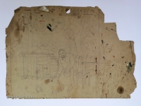 Josip Generalić, 1962, Hranjenje guske (Feeding the goose), olovka na papiru (pencil on paper), 41×56 cm – Cijena na upit (Price on request)