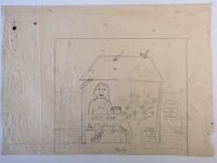 Josip Generalić, Cvjećarica (Florist), olovka na papiru (pencil on paper), 43x60 cm – Cijena na upit (Price on request)