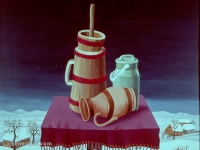 Josip Generalić, 1965, Mrtva priroda (Still life), ulje na platnu (oil on canvas)