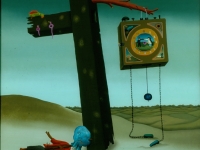 Josip Generalic, 1978, Zaustavljeno vrijeme (Stopped time), ulje na staklu (oil on glass), 120x100 cm