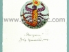 Josip Generalic, JG-H02-06, Zodiac - Scorpio, water-coloured etching, 20x13 cm Ø 6 cm, 1987 - 100 eur