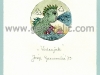 Josip Generalic, JG-H02-19, Zodiac - Aquarius, water-coloured etching, 20x13 cm Ø 6 cm, 1989 - 100 eur