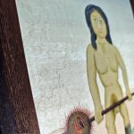 Josip Generalić, 1977, Mutant dizač utega (Mutant bodybuilder), ulje na platnu (oil on canvas), 36x31 cm detalj 1