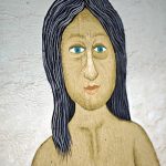 Josip Generalić, 1977, Mutant dizač utega (Mutant bodybuilder), ulje na platnu (oil on canvas), 36x31 cm detalj 2